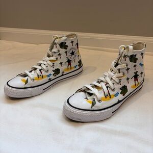 Converse Chuck Taylor All Star Hi Top Croco Surf - Size Junior 4 (Women 5.5/6)